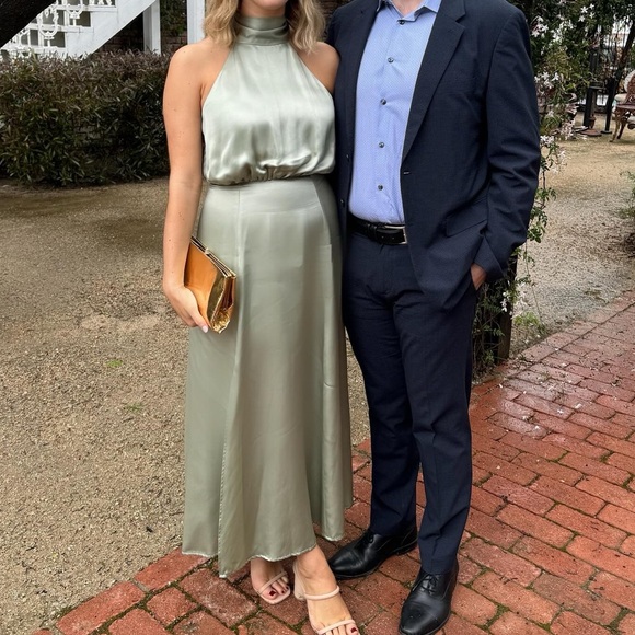 Whimsy & Row Ellis Dress in Sage - Picture 2 of 5